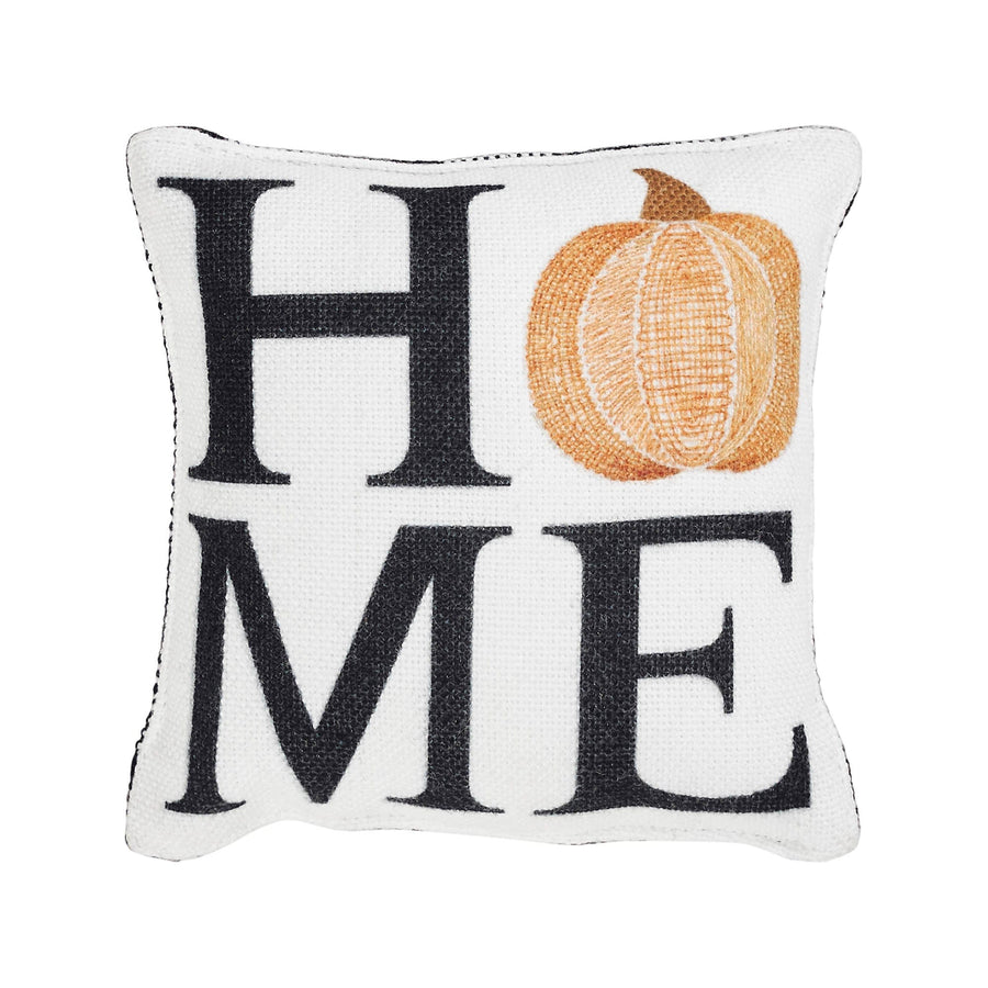 Annie Black Check Home Pumpkin Pillow