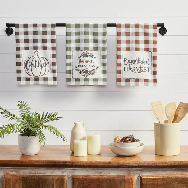 Set Of 3 Farmhouse Memories Tea Towels