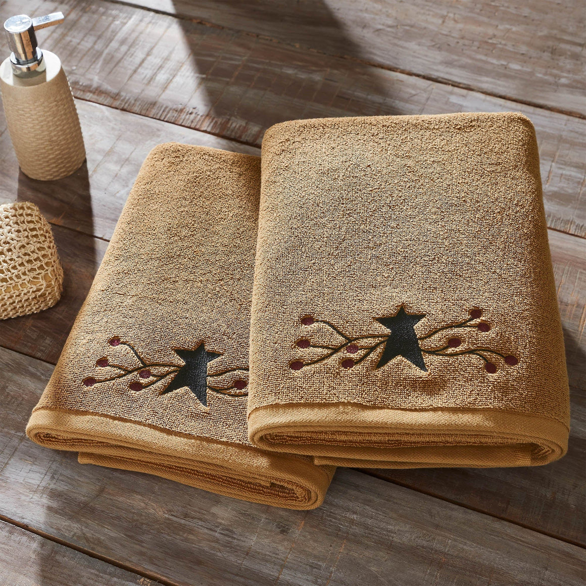 Pip Vinestar Embroidered Bath Towel Set of 2