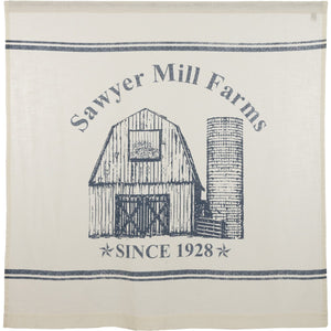 Sawyer Mill Blue Barn Shower Curtain