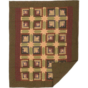 Tea Cabin Quilted Throw / Wallhanging