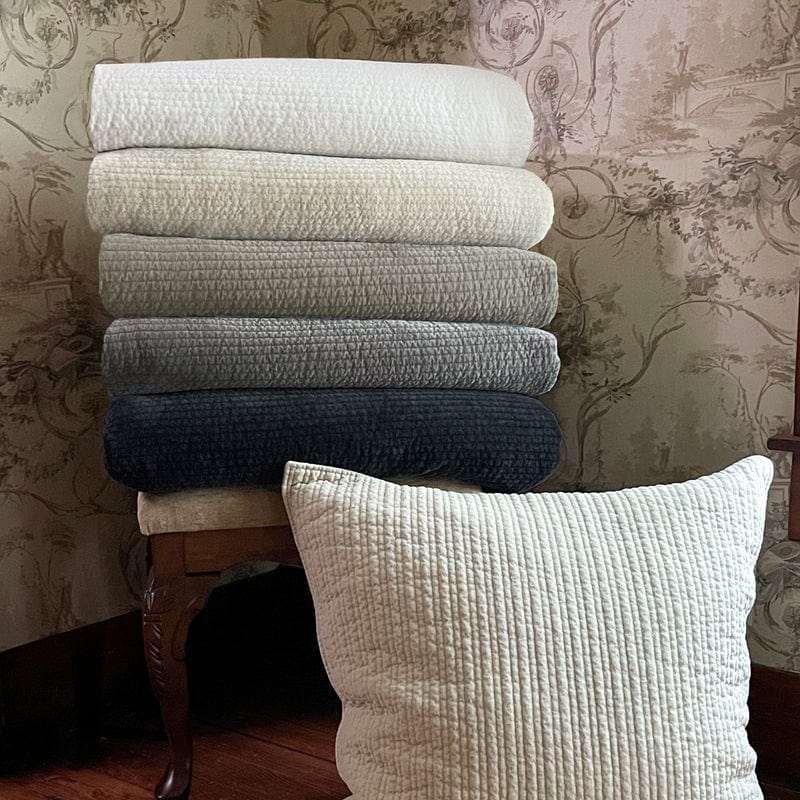 Stonewashed Cotton Velvet Quilt Sets