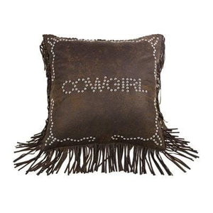 Cowgirl Studded Pillow