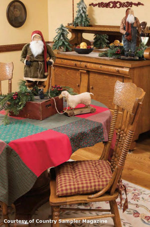 Festive Patchwork Christmas Tablecloth