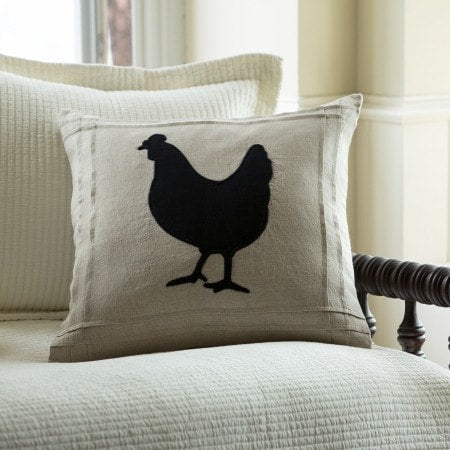 Farmhouse Silhouette Pillows Retro Barn Country Linens