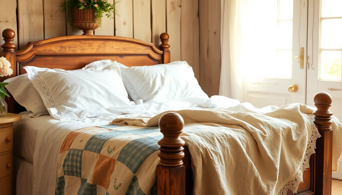 Decorating with Vintage Inspired Linens