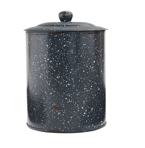 Enamelware Gray Canister Set