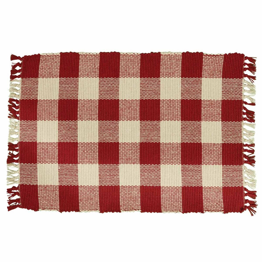 Wicklow Garnet Woven Yarn Placemat Set of 4