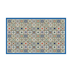 Spanish Tile Vinyl Floor Mat