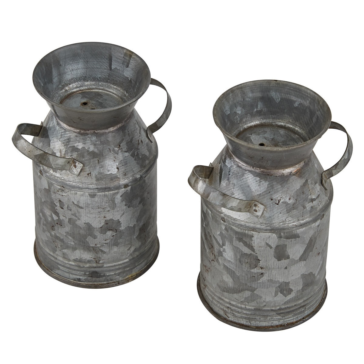 Galvanized Milk Can Salt and Pepper Shaker Set