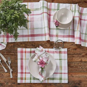 Bella Plaid Table Runner 72"