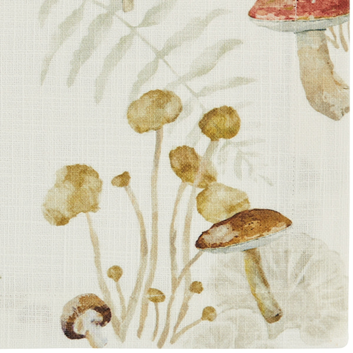 Wild Mushrooms Table Runner 72"