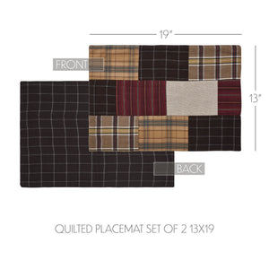 Wyatt Patchwork Placemat Set of 2