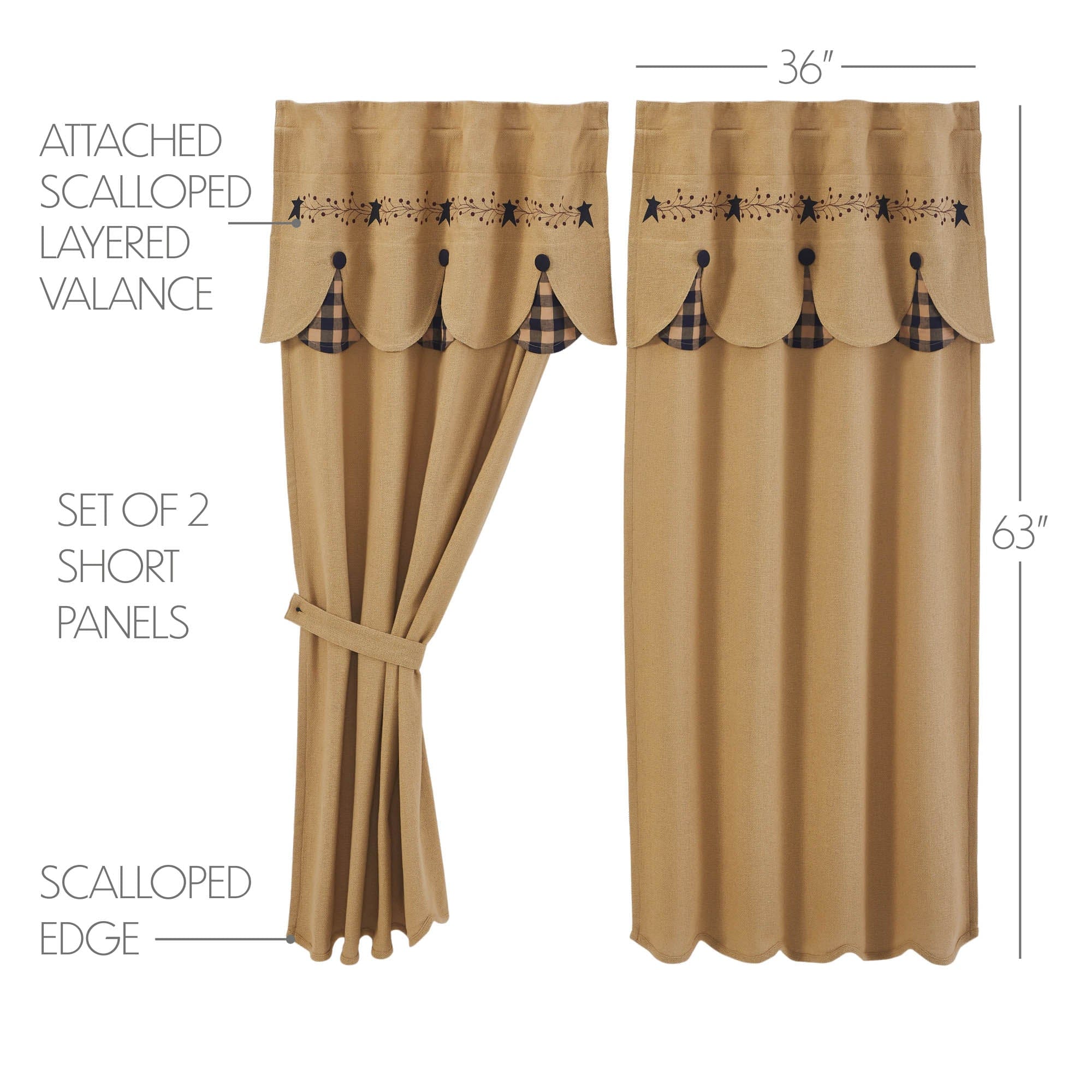 Pip Vinestar 63" Panel Set