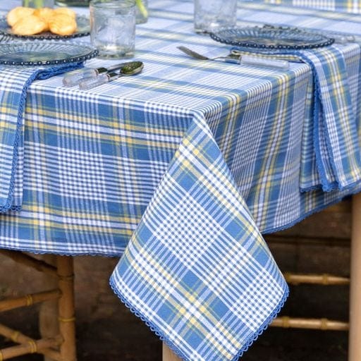 Provence Plaid Tablecloth