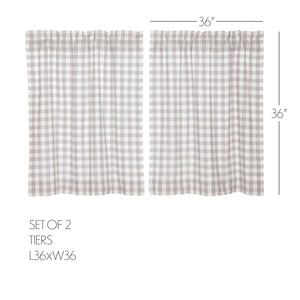 Annie Buffalo Check Tier Set - Grey