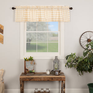 Annie Buffalo Check Valance - Tan