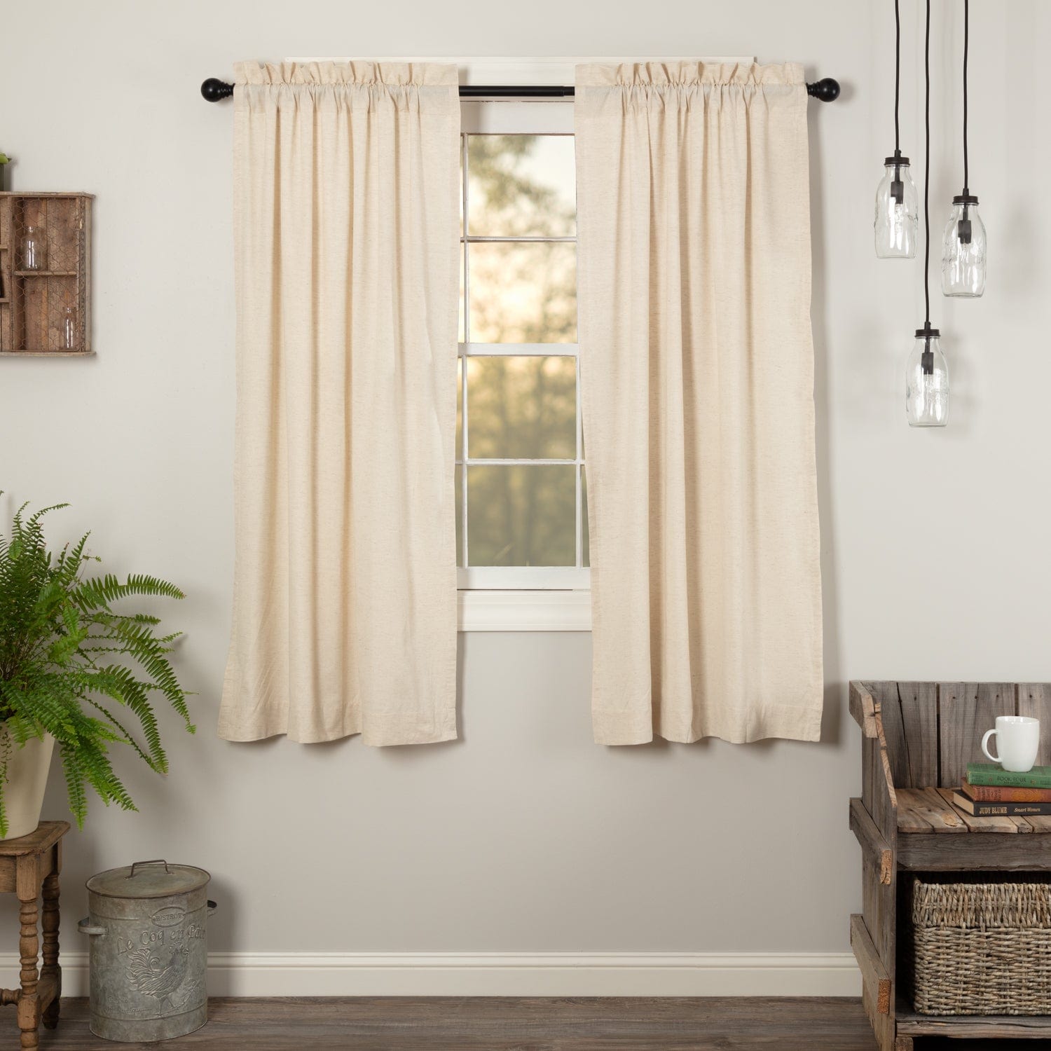 Simple Life Flax 63" Panel Set- Natural