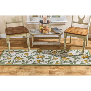 Golden Pear Hooked Runner Rug
