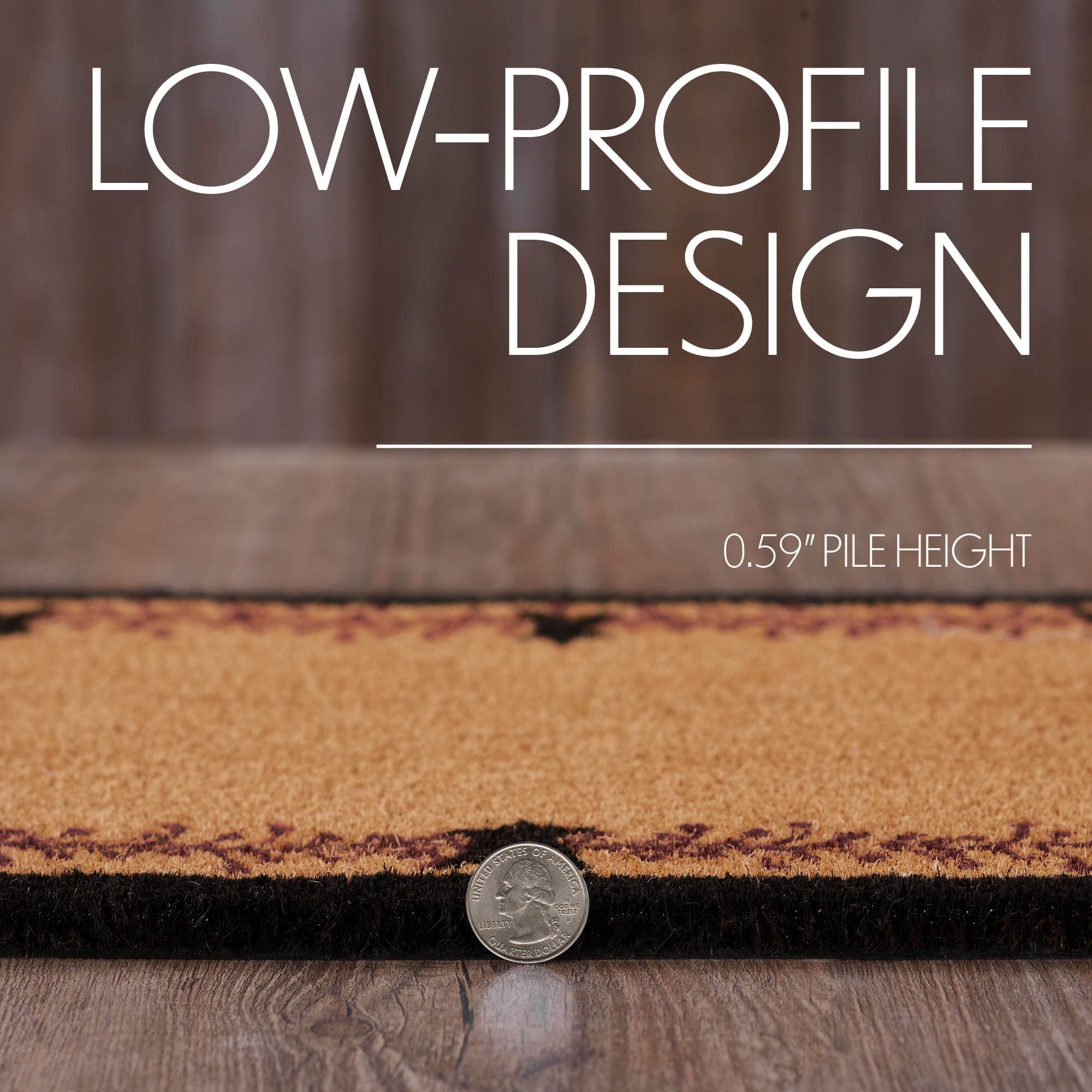 Pip Vinestar Plain Coir Welcome Mat