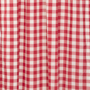 Annie Buffalo Check 84" Panel Set - Red