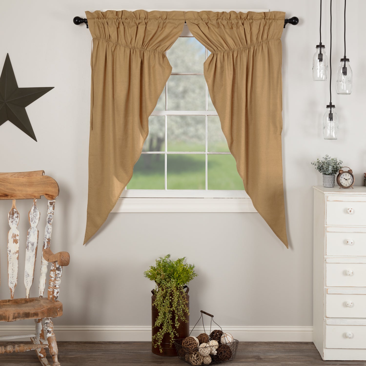 Simple Life Flax Prairie Curtain