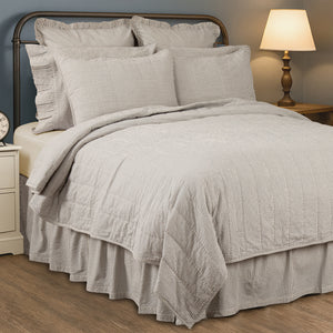 Hatteras Ticking Stripe Quilted Coverlet