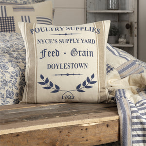Doylestown NYCE Supply Yard Pillow Cover 18" x 18"