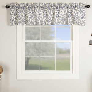 Doylestown Blue Floral Valance
