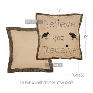 Kettle Grove Believe and Receive Mini Pillow