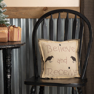 Kettle Grove Believe and Receive Mini Pillow