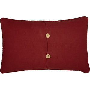 Wyatt Bear Hooked Pillow