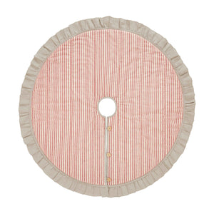 Sawyer Mill Red Ticking Stripe Tree Skirt