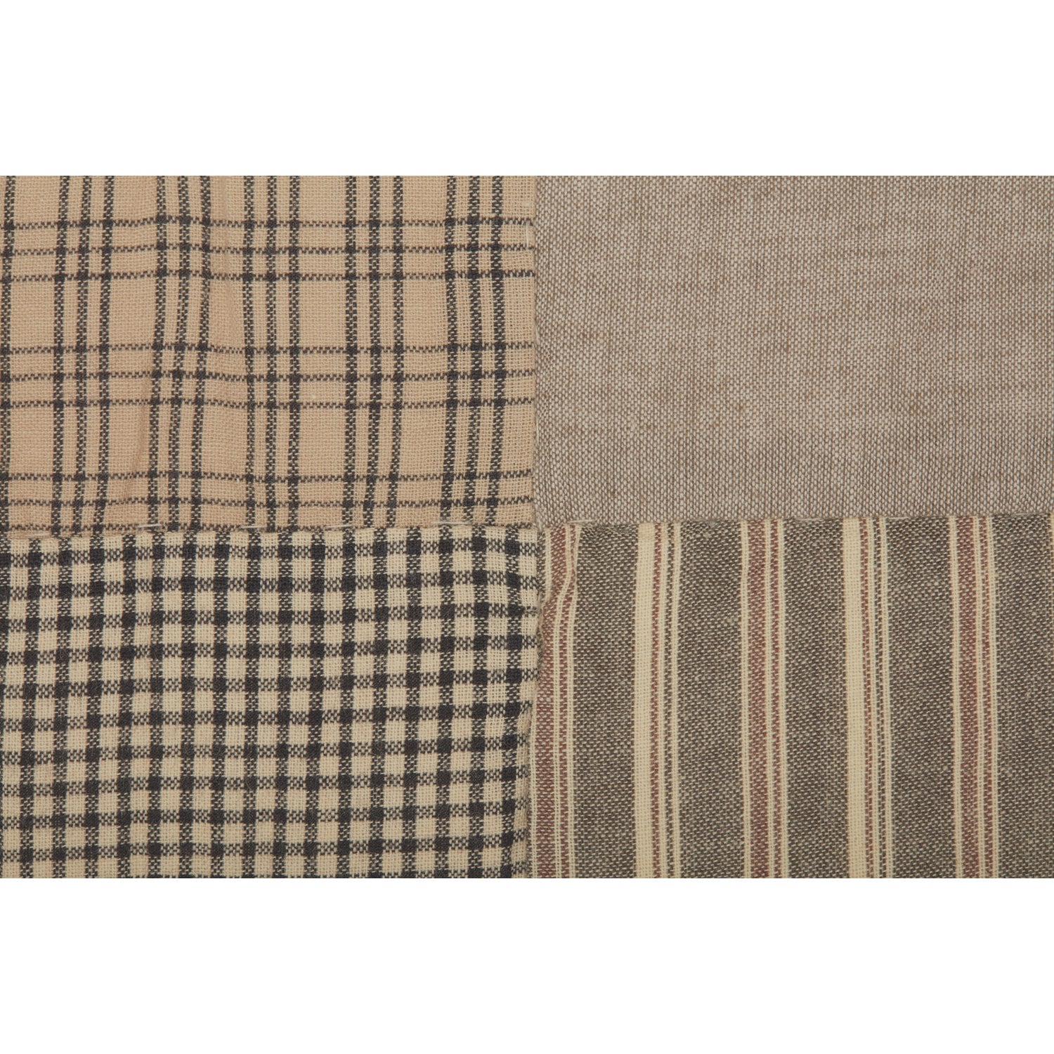 Sawyer Mill Charcoal Patchwork Block 5pc Daybed Quilt Set