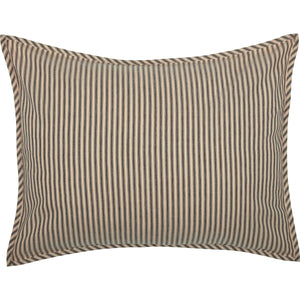 Sawyer Mill Charcoal Ticking Stripe 5pc Daybed Quilt Set