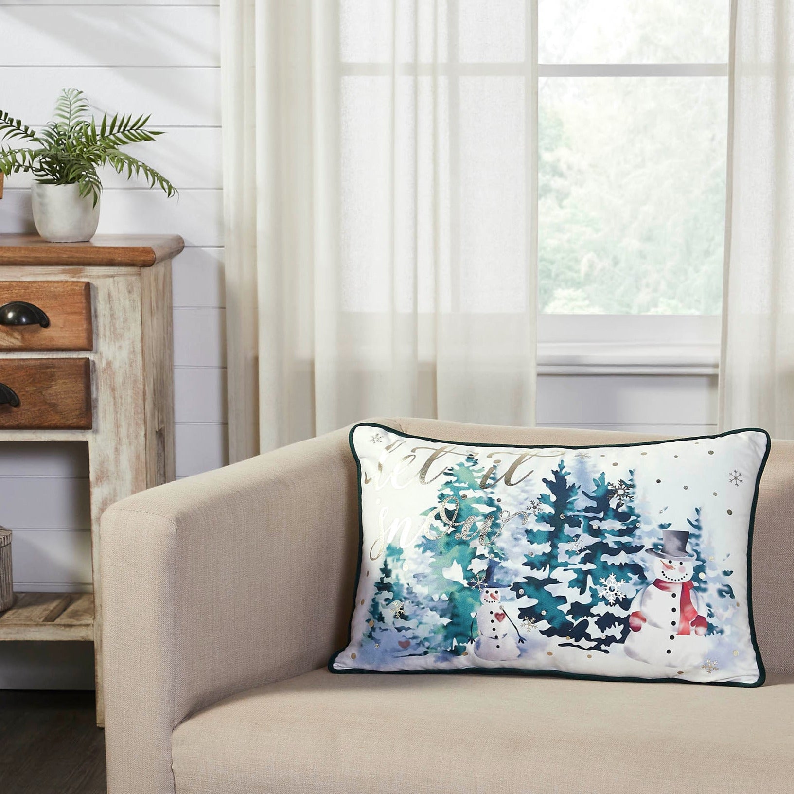 Let It Snow Pillow