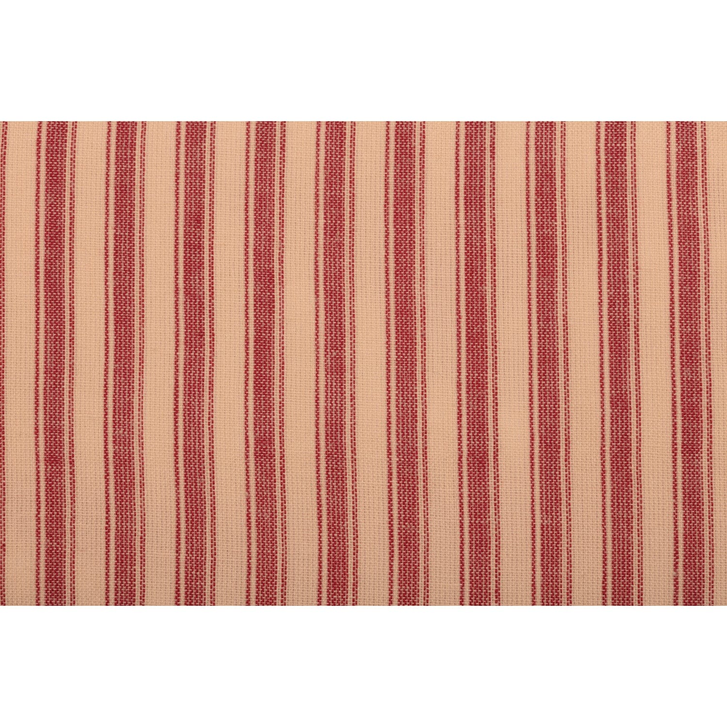 Sawyer Mill Red Ticking Stripe Shower Curtain