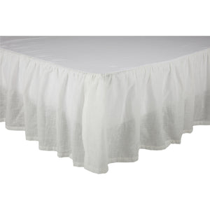 Antique Muslin Bedskirt 16"