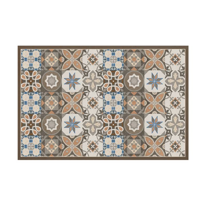 Verona Tile Vinyl Floor Mat