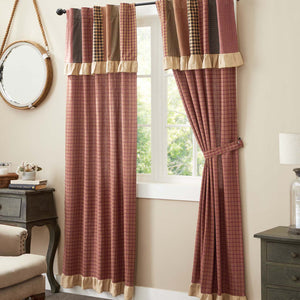 Maisie 84" Panel Set with Attached Valance