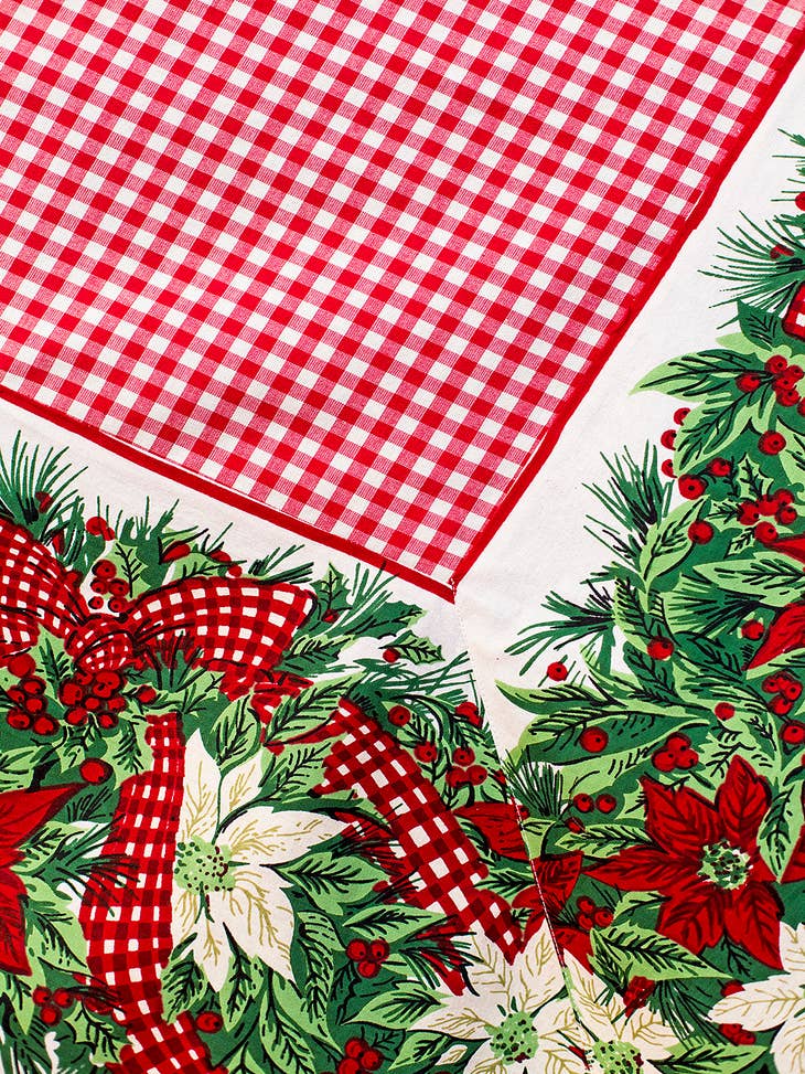 Christmas Cottage Tablecloth