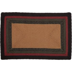 Wyatt Stenciled Bear Rectangle Jute Rug