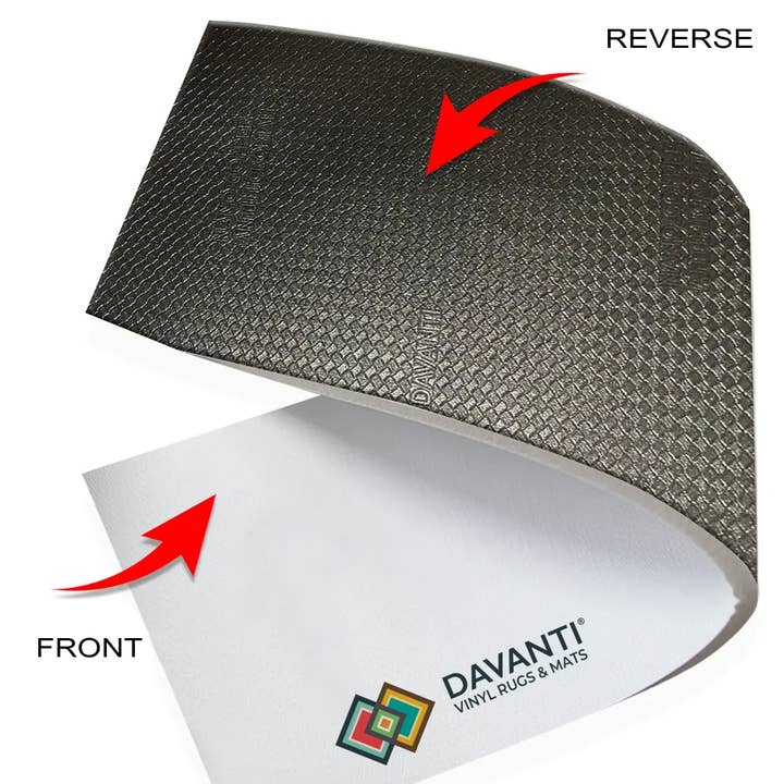 Estambul Gray Vinyl Floor Mat