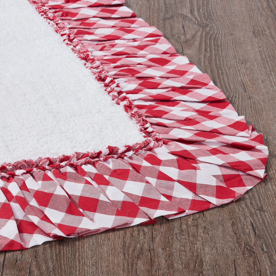 Annie Red Buffalo Check Bath Mat