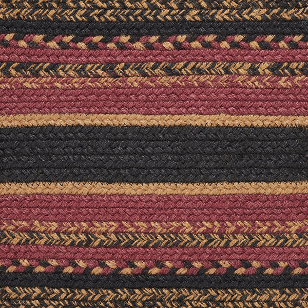 Heritage Farms Jute Oval Braided Rug - Retro Barn Country Linens