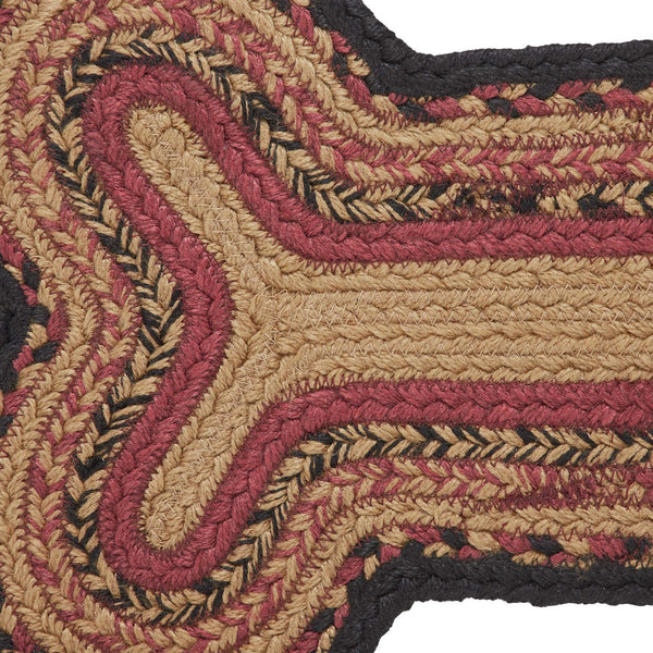 Heritage Farms Dog Bone Placemat Rug - Retro Barn Country Linens