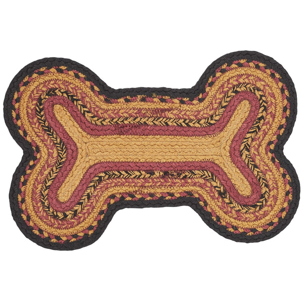 Heritage Farms Dog Bone Placemat Rug - Retro Barn Country Linens