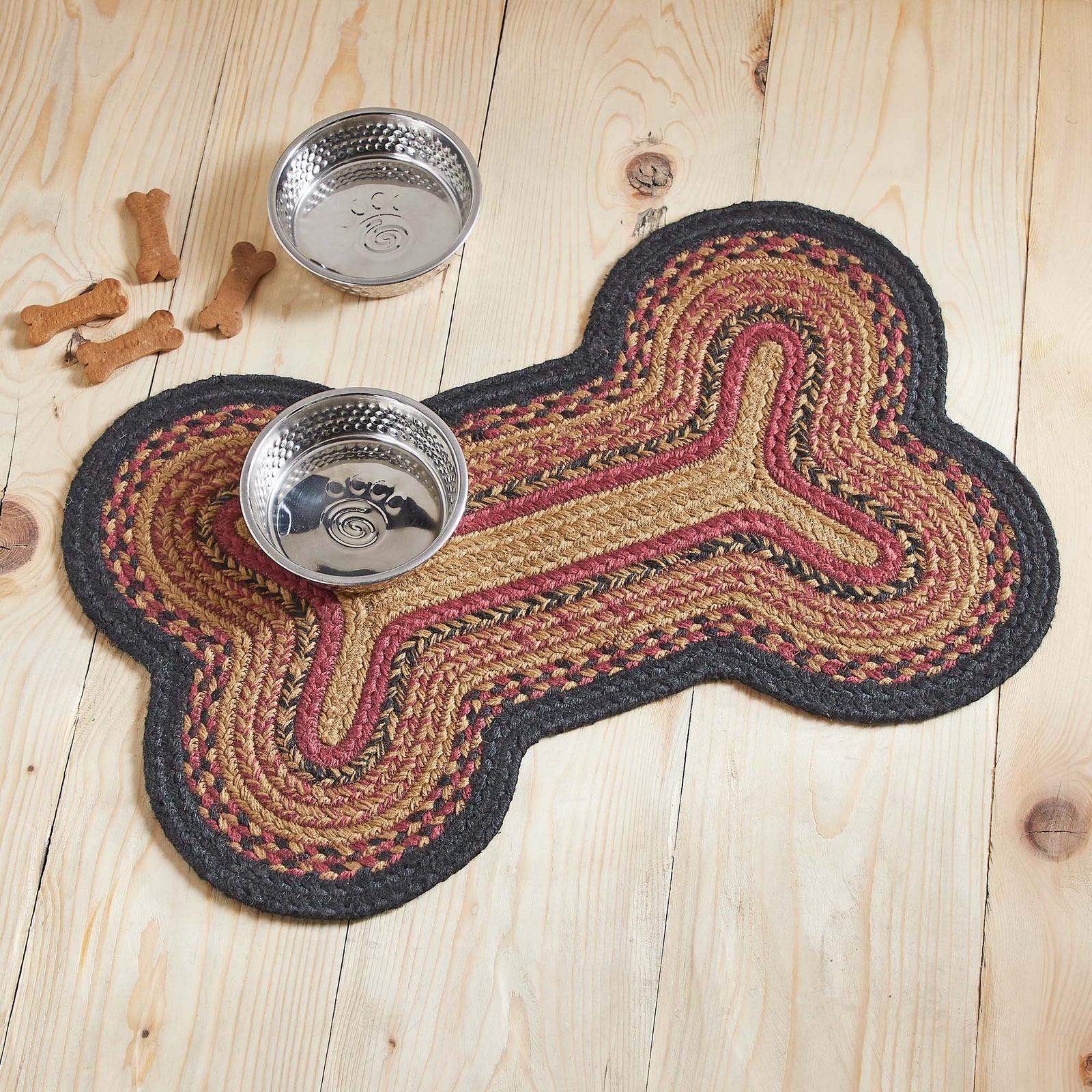 Heritage Farms Dog Bone Placemat Rug