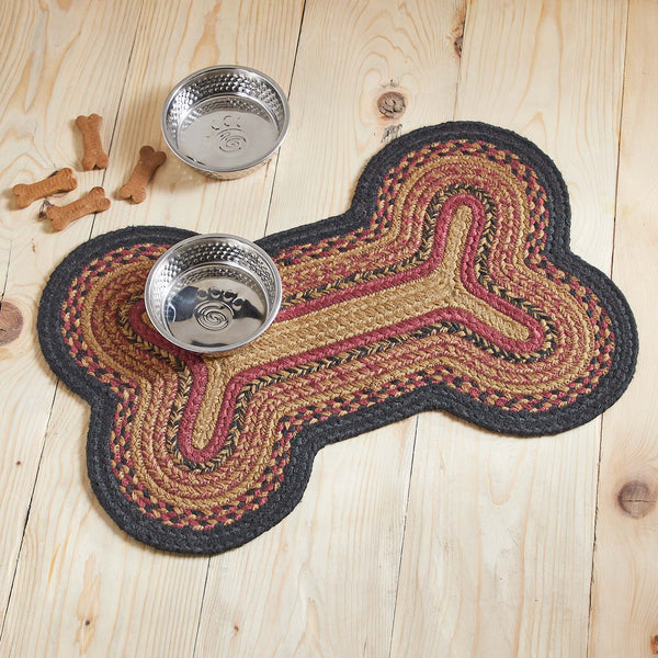 Dog Bone Rope Rug Heritage Farms Dog Bone Placemat Rug - Retro Barn Country Linens
