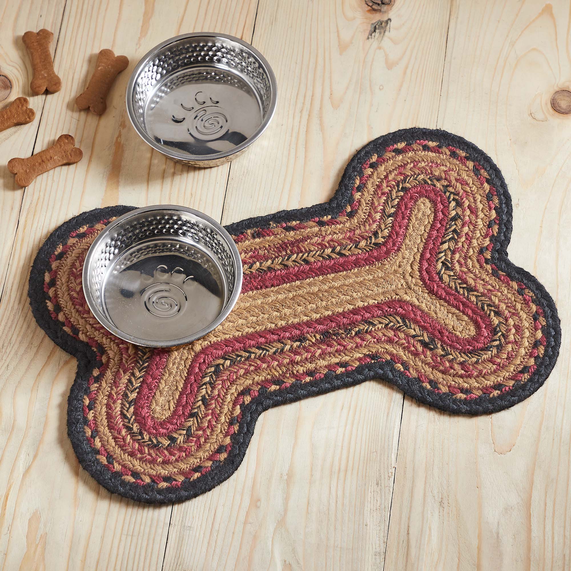 Heritage Farms Dog Bone Placemat Rug